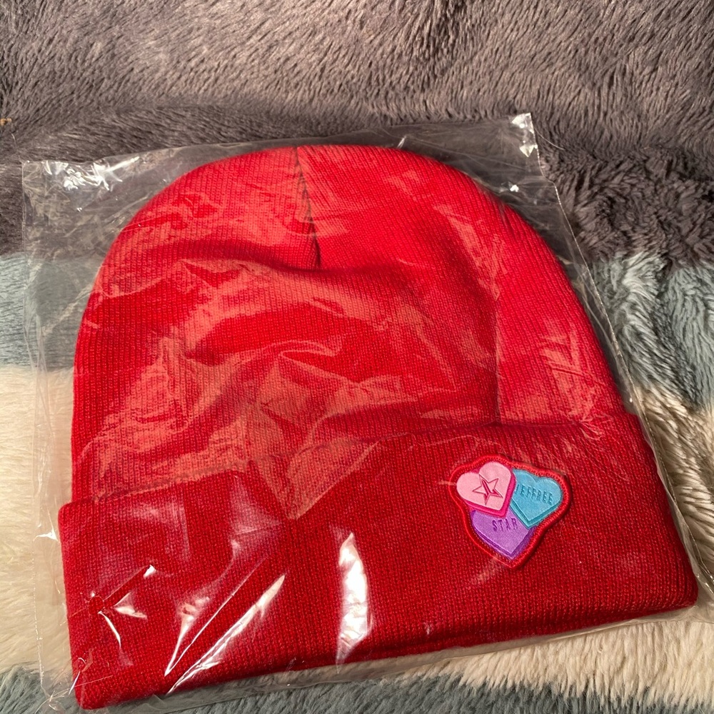 Red Valentine’s Day Jeffree Star Beanie